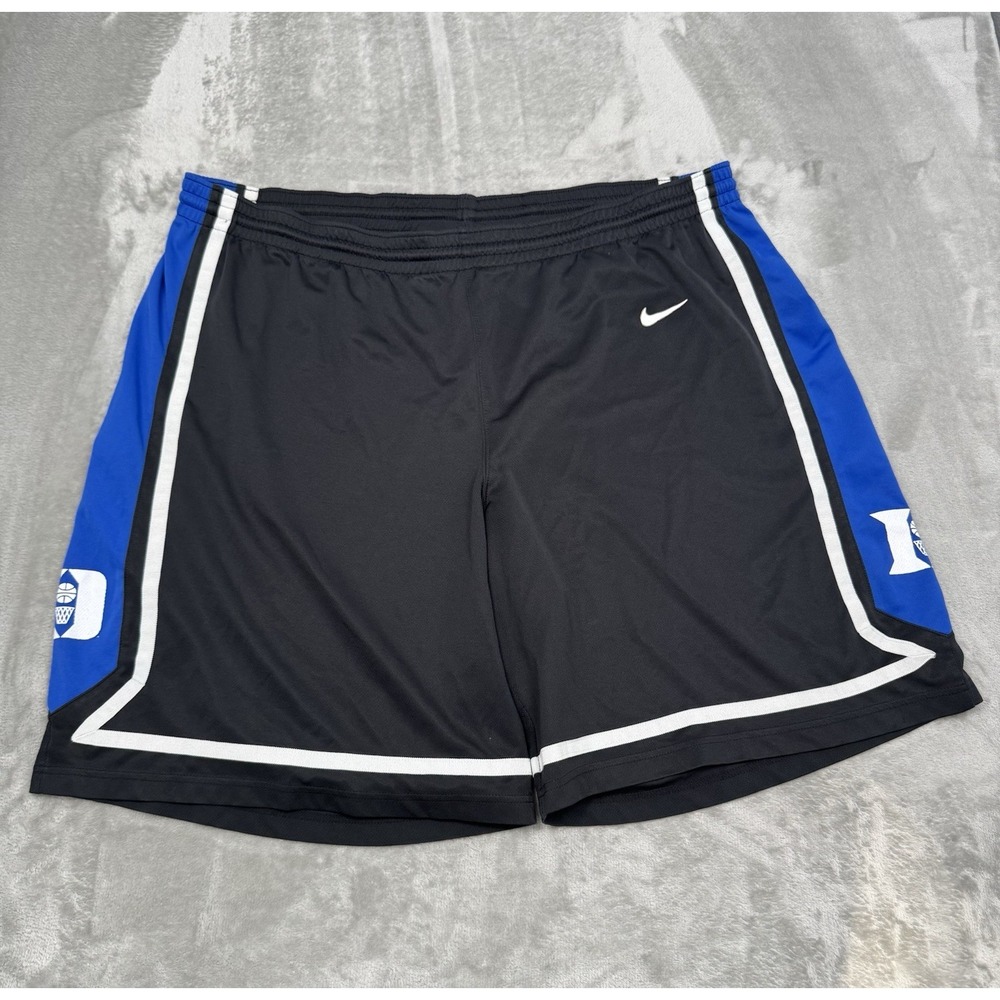 Vintage 90s Duke Blue Devils Basketball Shorts Mens 2XL NCAA Nike Team Limited